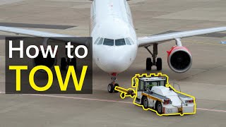 AIRCRAFT  A320 Pushback amp Towing [upl. by Attenat]