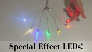 Flickering Miniature LED Lights  7 Colors  3 Sizes [upl. by Osithe]