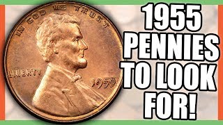 1955 LINCOLN PENNY WORTH MONEY  RARE PENNIES WORTH MONEY [upl. by Yevre645]