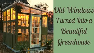 DIY Recycled Window Greenhouse [upl. by Jaylene423]