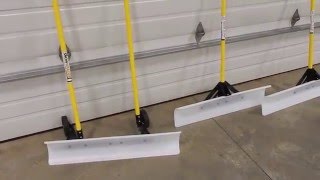 quotTHE SNOWPLOWquot Snow Shovel 48 inch amp 36 inch overview comparison [upl. by Laro]