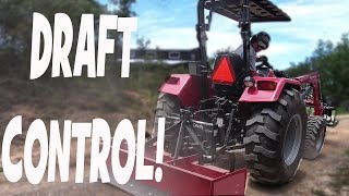 BOX BLADE GRADING Use Draft Control To Repair Your Driveway [upl. by Nwahsyt]