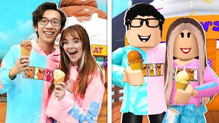 We Went On A REAL LIFE Roblox Date [upl. by Oirom]