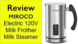 Review Miroco Milk Frother  How to make froth milk at home [upl. by Atnahs425]