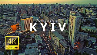 Kyiv Ukraine 🇺🇦 in 4K 60FPS ULTRA HD Video by Drone [upl. by Margot]