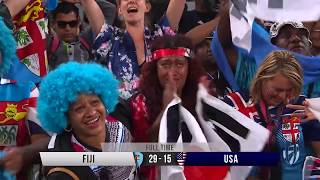 Fiji win big at Cape Town Sevens  Match Day Highlights [upl. by Anialad]