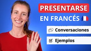 Cómo Presentarse En Francés 🇫🇷 Conversaciones Básicas Ejemplos [upl. by Opal859]