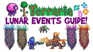 Terraria Lunar Event Guide Celestial PillarsTowers Boss Fight How to Summon amp Gameplay [upl. by Cord]