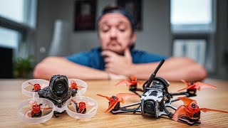 LowBudget FPV Drones that Dont Suck Mobula 6 HD  Tinyhawk 2 Freestyle Review [upl. by Annuahsal]