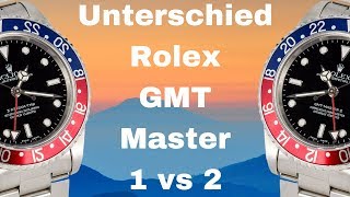 Unterschied Rolex GMT Master 1 und 2 Referenz 16700 vs 16710 [upl. by Enidlareg]