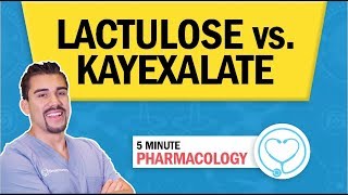 Pharmacology  Lactulose vs Kayexalate nursing RN PN NCLEX [upl. by Gebler83]