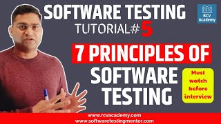 Software Testing Tutorial 5  Seven Principles of Software Testing [upl. by Dihgirb]