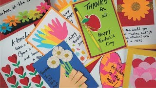 DIY Teachers Day Card  Handmade Teachers day card making idea  Greeting card for Teachers Day [upl. by Itsirc]