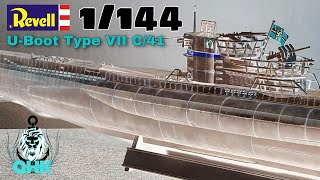 Full Build DKM UBoot Type VII C41 quotAtlantic Versionquot  Revell 1144 [upl. by Earased]