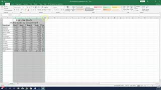 Excel 2019 In Practice Ch 1 Independent Project 1 4 [upl. by Boswell416]