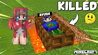 Who KILLED AYUSH in Minecraft 😱 [upl. by Robby]