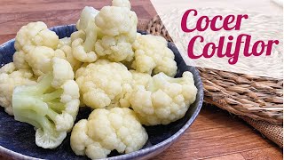 CÓMO COCER COLIFLOR sin que huela  Tiempo de cocción coliflor [upl. by Ttemme]