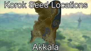 Breath of the Wild Korok Seed Guide  Akkala [upl. by Marcos698]