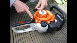 Stihl hs 45 Start Up [upl. by Margie]