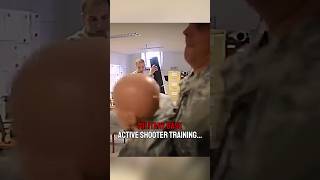 Military base active shooter scenario training‼️🤯 military army combat war [upl. by Ivett]