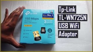 TP Link USB WiFi Adapter TLWN725N  Unboxing amp Testing [upl. by Ofella]