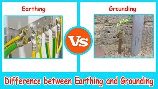 Earthing Systems vs Electrical Grounding  Difference between Earthing and Grounding [upl. by Aynotal358]