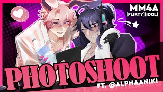 Photoshoot  ASMR RP  MM4A Flirty Idol ft AlphaAniki [upl. by Inoek]