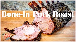 How to Make BoneIn Pork Loin Roast  Herb Crusted and Juicy [upl. by Tamarah]