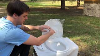 Thetford C402C Cassette Toilet Unboxing For RV [upl. by Bergquist]