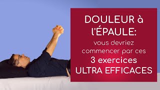 Douleur à l’ épaule  vous devriez commencer par ces 3 exercices ultra efficaces [upl. by Lienahs119]