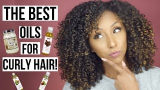 The BEST OILS for Natural Curly Hair  BiancaReneeToday [upl. by Elleneg]