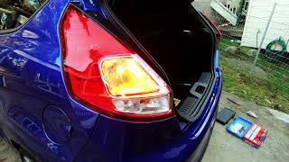 Autobeam Rear and Brake Light Install Mk 7 Fiesta ST [upl. by Nyad]