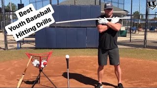 THE 7 BEST YOUTH BASEBALL HITTING DRILLS [upl. by Hirza642]