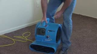 OdorStop OS2800 Carpet DryerAir Mover [upl. by Attelahs]