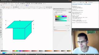 Inkscape Tutorial 2  Shapes  Drawing Rectangles [upl. by Ocsic565]