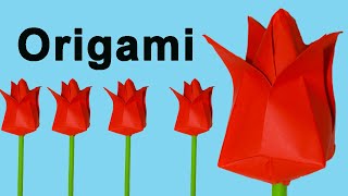 Como Hacer Flores De Papel Origami Fácil [upl. by O'Donoghue]