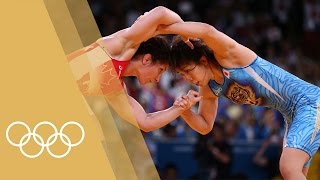 Saori Yoshida JPN  Womens Wrestling 55kg  Champions of London 2012 [upl. by Arriec]