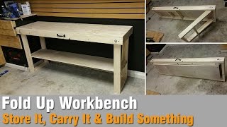 DIY Fold up workbench How to build [upl. by Ynohtnanhoj644]