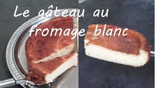 Le Gâteau au fromage blanc  aromatisé au citron [upl. by Zetrac924]