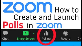 How to Create and Launch Polls in Zoom Meetings  Zoom Polls Tutorial [upl. by Nylsor454]