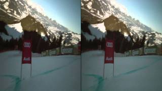 The worlds toughest downhill ski course in 3D Red Bull Streif [upl. by Hukill]