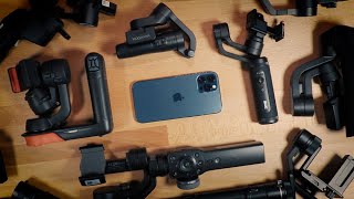 Which GIMBALS are BEST for the iPhone 12 Pro Max [upl. by Eiramanitsirhc]