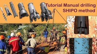 Tutorial manual borehole drilling SHIPO method [upl. by Llertram]