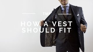 How a Vest  Waistcoat Should Properly Fit [upl. by Mcdougall209]