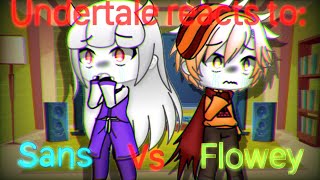 Undertale reacts to Sans vs Flowey Bad child The Misfits part 2 [upl. by Rann]