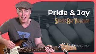 How to play Pride And Joy on guitar  Stevie Ray Vaughan [upl. by Yanrahc]