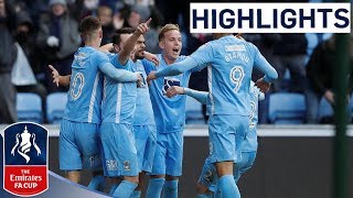 Coventry 21 Stoke Official Highlights  Emirates FA Cup 201718 [upl. by Gasper]