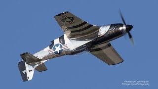 P51 Mustang  SPECTACULAR SOUND No Announcer [upl. by Suhpoelc]