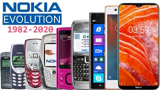 All Nokia Mobiles Evolution From First to Last 1982  2020 [upl. by Bohner]