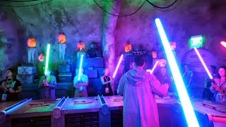 Build a Lightsaber at Savis Workshop  Disney World  Full Show [upl. by Zosi]